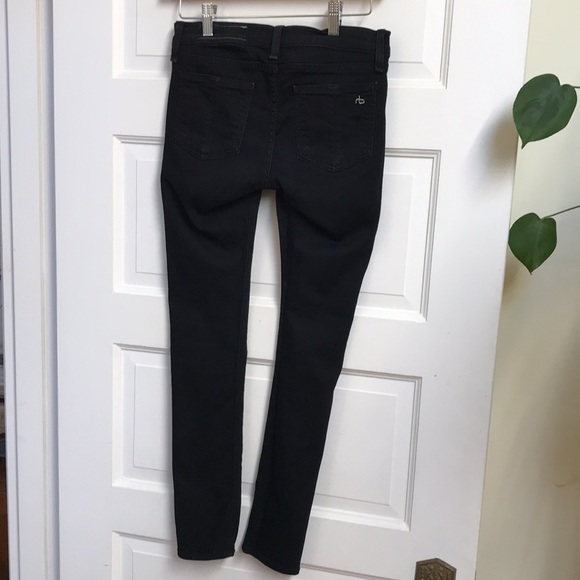 rag & bone jeans sz 25 black low rise cut 15599 Color: Nero Cotton blend - Picture 5 of 10